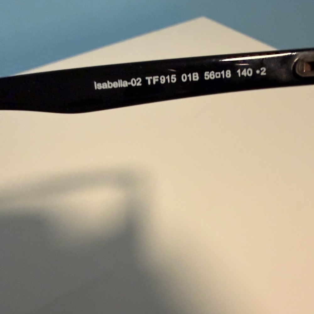 Tom Ford Isabella-02 TF915 Cat Eye Sunglasses Black Gradient - Picture 7 of 11